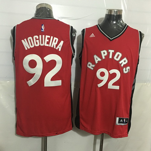 Toronto Raptors #92 Lucas Nogueira Red New Rev 30 Swingman Jersey - Zenithce
