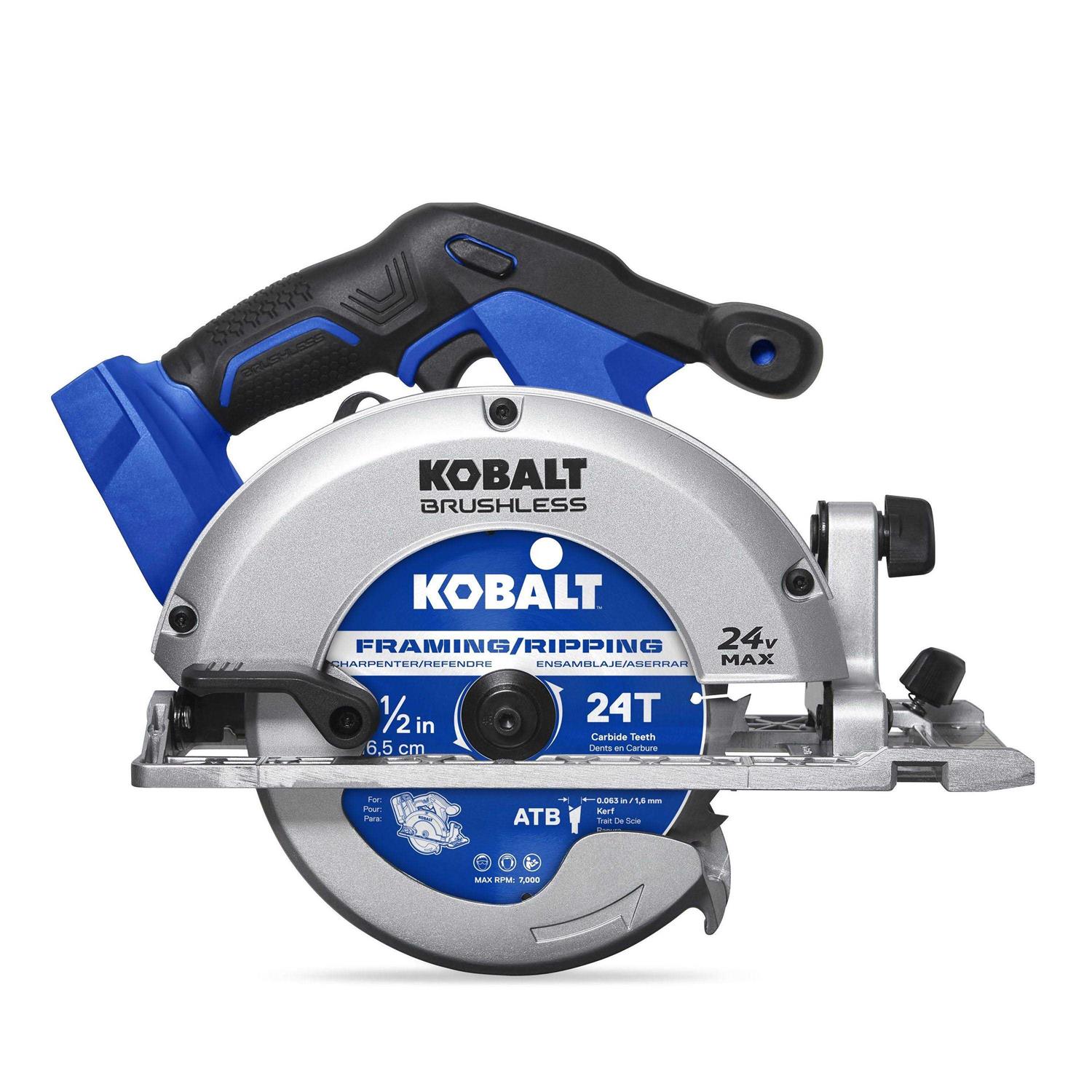 Kobalt 24-volt Max 6-1/2-in Cordless Circular Saw - Zenithce
