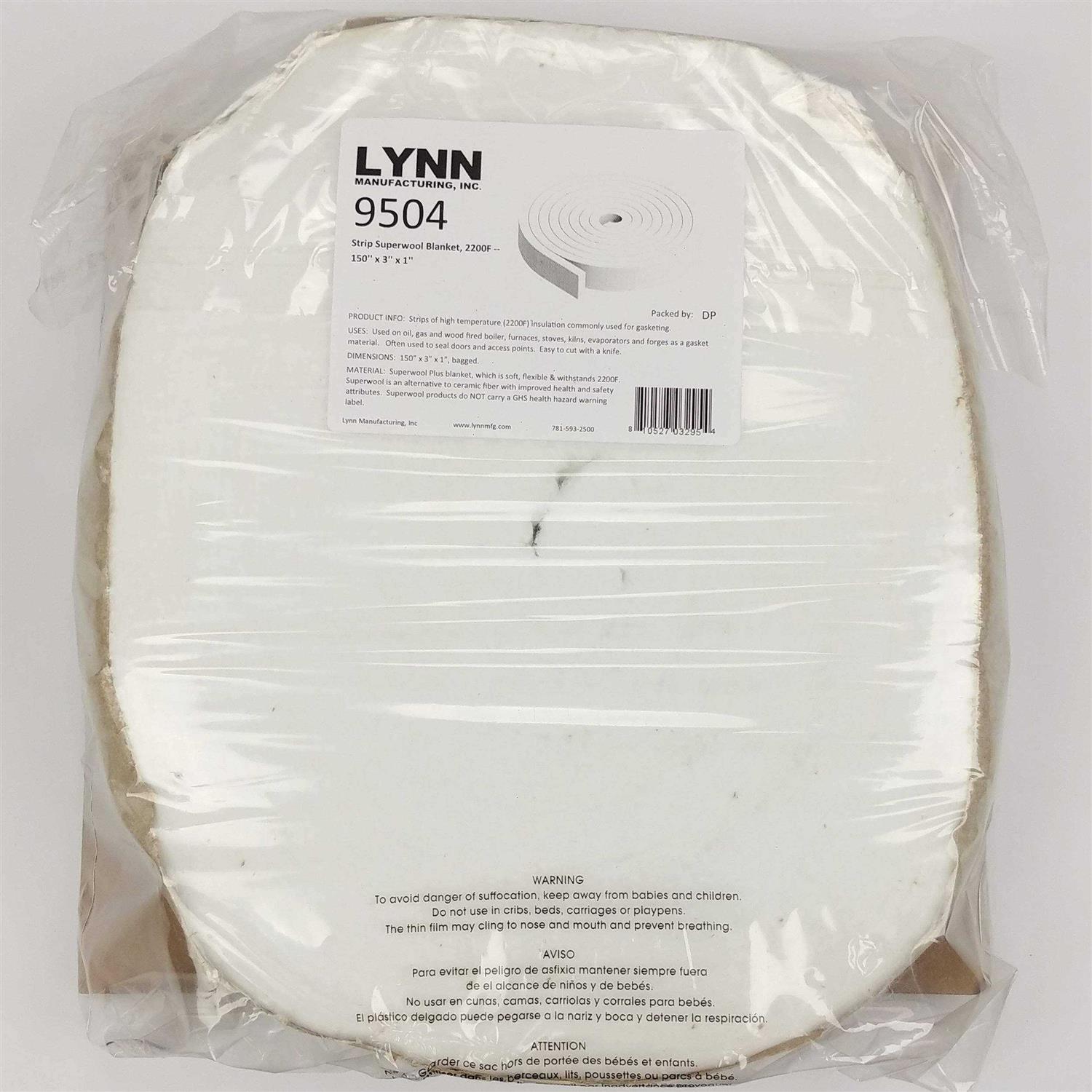 Lynn Manufacturing 2200F Strip Superwool Blanket - Zenithce