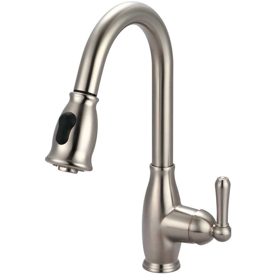 Olympia Faucets Pull Down Single Handle Kitchen Faucet K-5040 - Zenithce