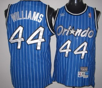Orlando Magic #44 Jason Williams Blue Swingman Throwback Jersey - Zenithce