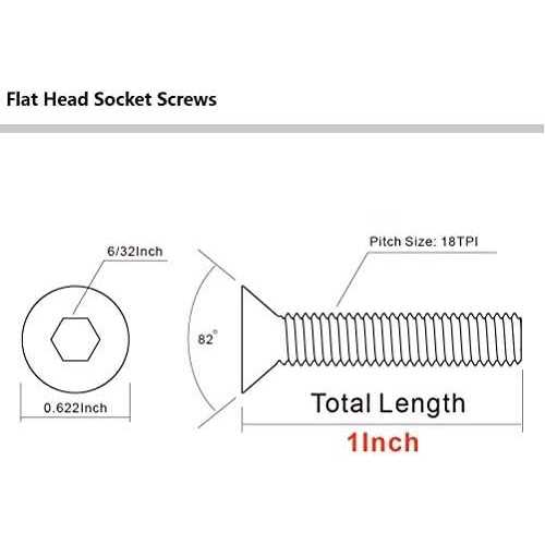 Flat Head Socket Cap Screws Countersunk Bolts - Zenithce