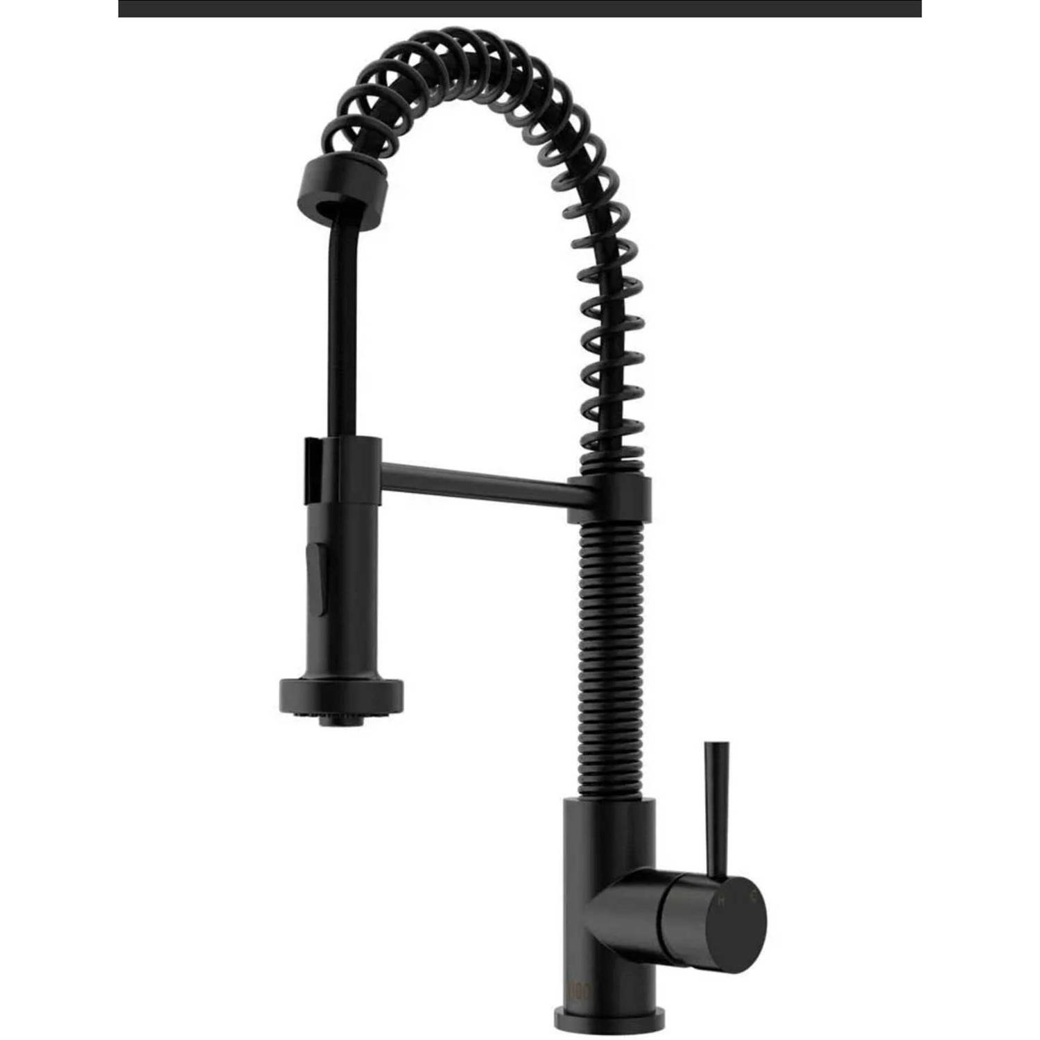 Vigo Edison Chrome Single Handle Pull-Down Kitchen Faucet VG02001CH - Zenithce