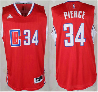 Los Angeles Clippers #34 Paul Pierce Revolution 30 Swingman 2015 New Red Jersey - Zenithce