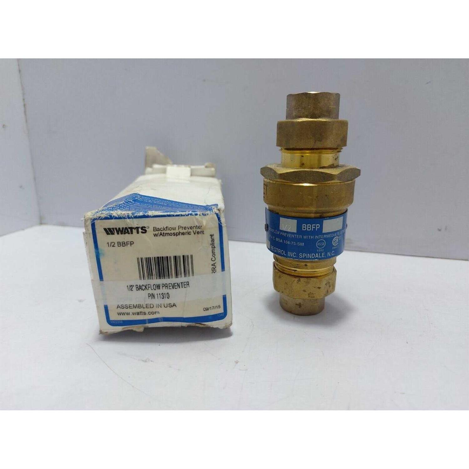 Watts 0063030 3/4 in Bronze Reduced Pressure Zone Assembly Backflow Preventer - Zenithce