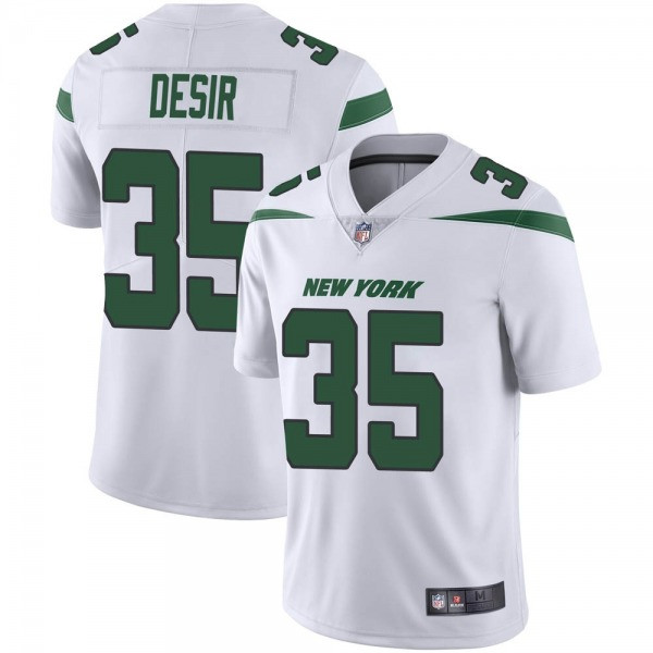 New York Jets #35 Pierre Desir White Vapor Untouchable Limited Stitched Jersey - Zenithce
