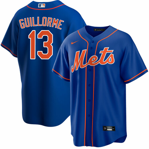 New York Mets #13 Luis Guillorme Royal Cool Base Stitched Baseball Jersey - Zenithce