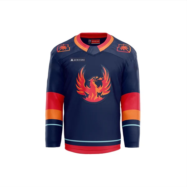 Coachella Valley Firebirds Stitched Jersey - Zenithce