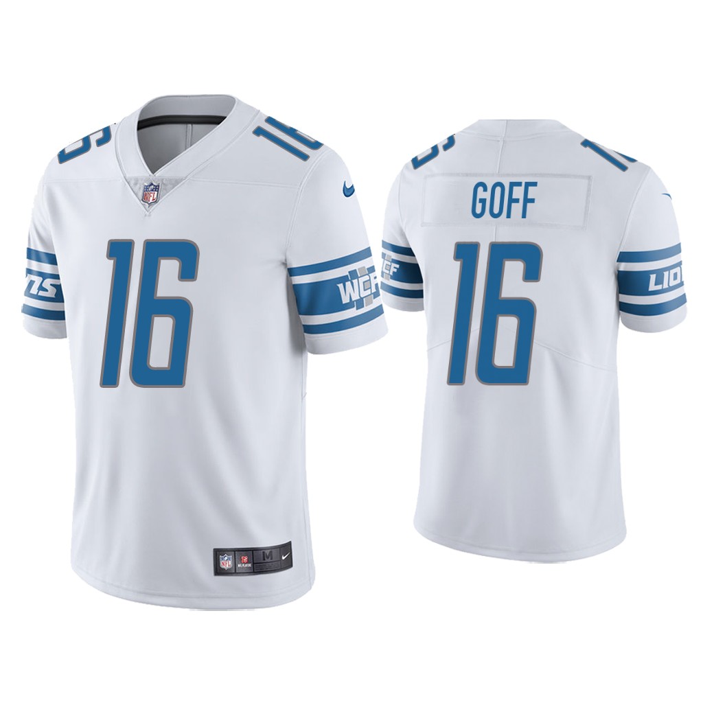 Detroit Lions #16 Jared Goff White Vapor Untouchable Limited Stitched Jersey - Zenithce