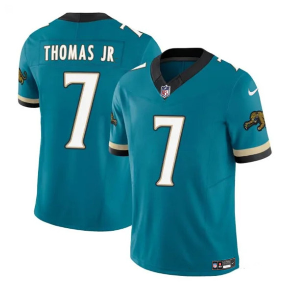 Jacksonville Jaguars #7 Brian Thomas Jr Teal 2025 F.U.S.E. Prowler Throwback Vapor Untouchable Football Stitched Jersey - Zenithce