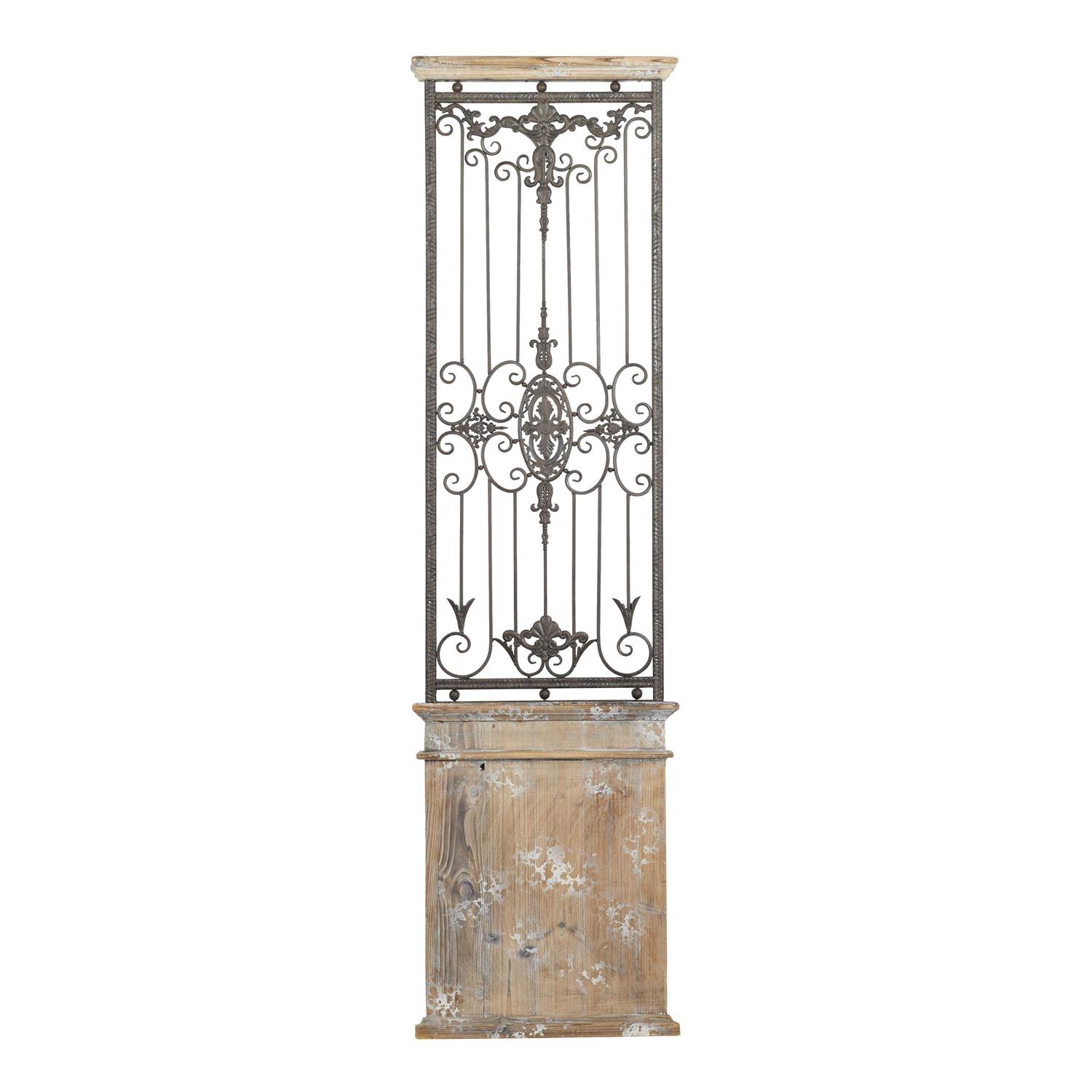 Monroe 5-ft H x 8-ft W White Steel Fence Panel - Zenithce