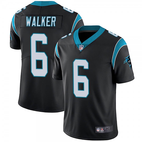 Carolina Panthers #6 P.J. Walker Black Vapor Untouchable Limited Stitched Jersey - Zenithce