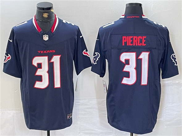 Houston Texans #31 Dameon Pierce Navy F.U.S.E. Vapor Limited Stitched Jersey - Zenithce