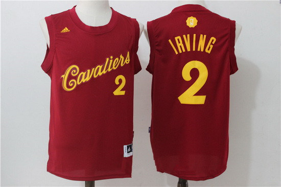 Cleveland Cavaliers #2 Kyrie Irving adidas Burgundy Red 2016 Christmas Day Stitched Swingman Jersey - Zenithce