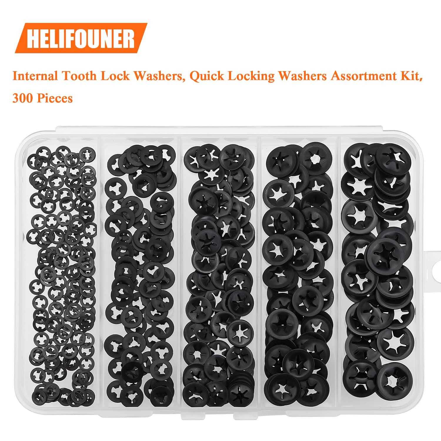 HELIFOUNER Copper Washers 150PCS 8 Sizes Copper Metric Sealing Washers Flat Washers Assortment Kit - Zenithce