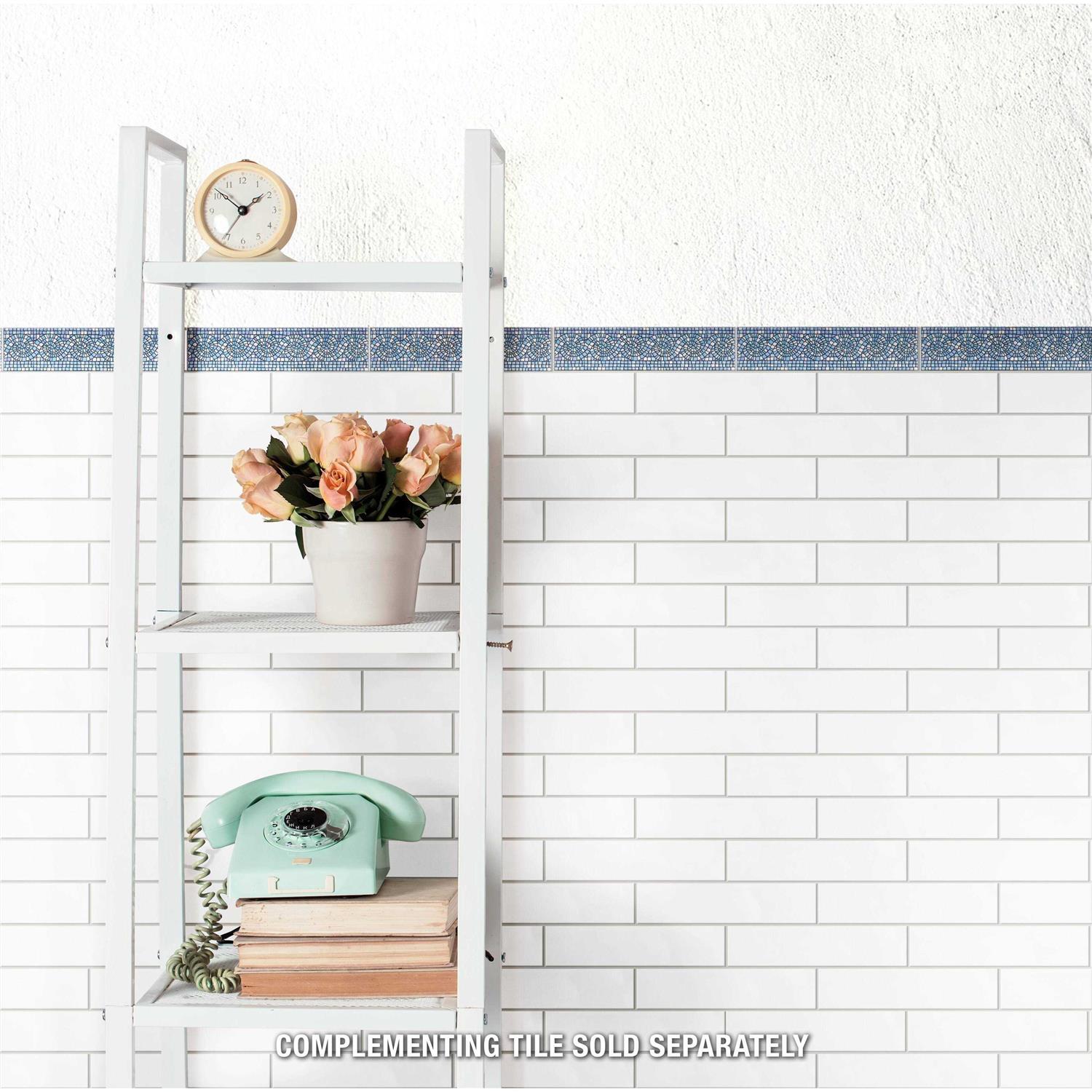 Merola Tile Captain Riptide 2 x 8 Ceramic Specialty Trim - Zenithce