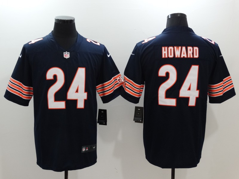 Chicago Bears #24 Jordan Howard Navy Vapor Untouchable Player Limited Jersey - Zenithce