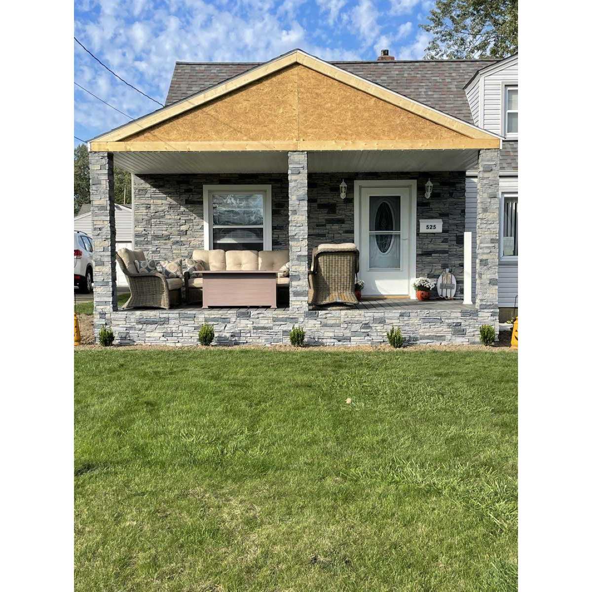 GenStone Faux Stacked Stone Pillar Panel - Zenithce