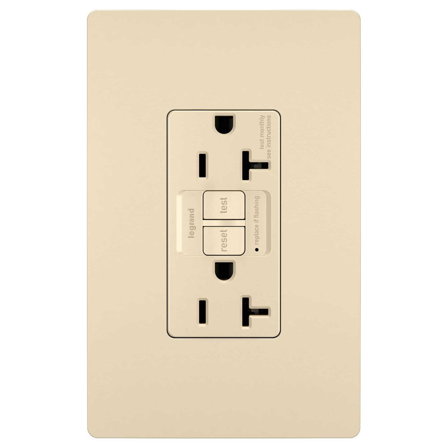Pass & Seymour 20A 125V Self-Test GFCI Tamper-Resistant 2097TR - Zenithce