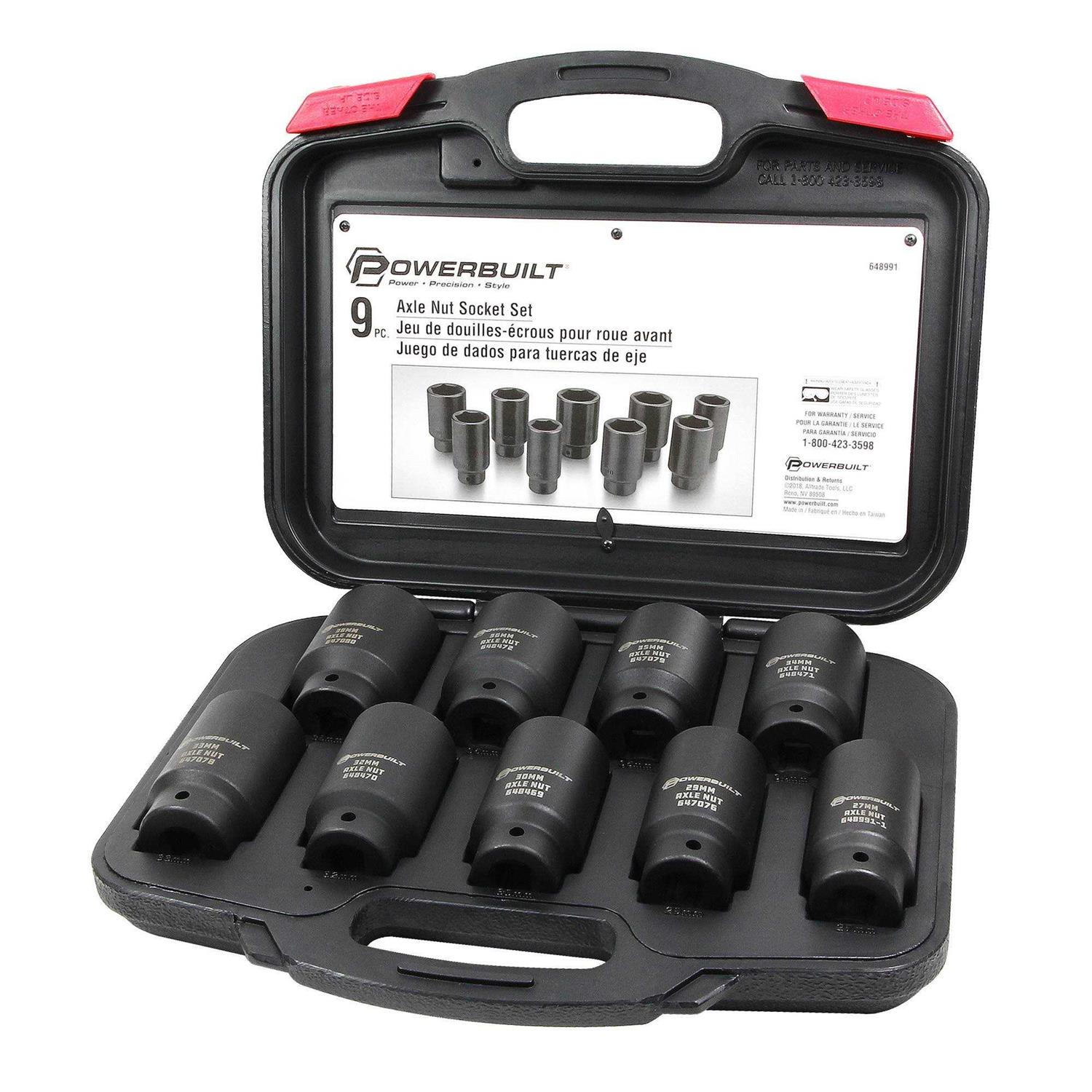 Powerbuilt 8 Piece Zeon SAE Socket Set for Damaged Bolts 941323A - Zenithce