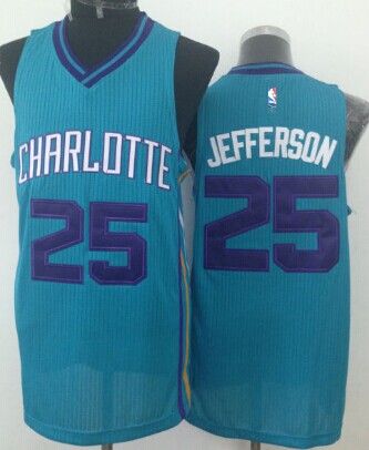 Charlotte Hornets #25 Al Jefferson Green Swingman Jersey - Zenithce