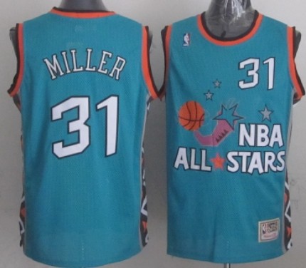 1996 All-Star #31 Reggie Miller Green Swingman Throwback Jersey - Zenithce
