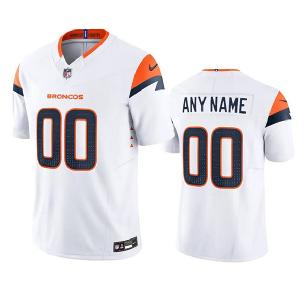 Denver Broncos Custom White 2024 F.U.S.E. Vapor Limited Stitched Jersey - Zenithce
