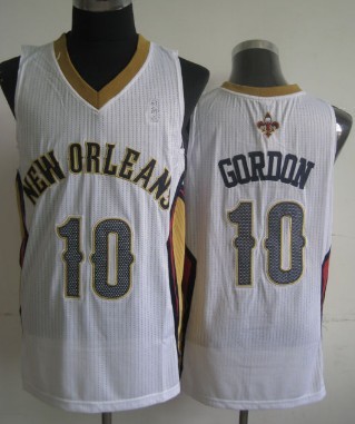 New Orleans Pelicans #10 Eric Gordon White Swingman Jersey - Zenithce