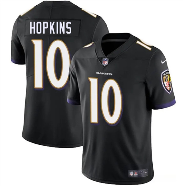 Baltimore Ravens #10 DeAndre Hopkins Black Vapor Limited Jersey - Zenithce