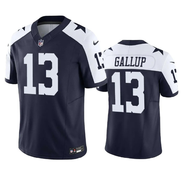 Dallas Cowboys #13 Michael Gallup Navy 2023 F.U.S.E. Vapor Limited Stitched Jersey - Zenithce