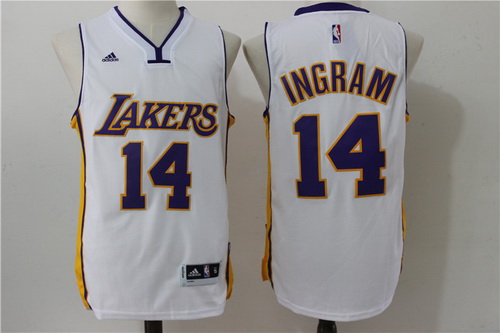 Los Angeles Lakers #14 Brandon Ingram White Revolution 30 Swingman Jersey - Zenithce