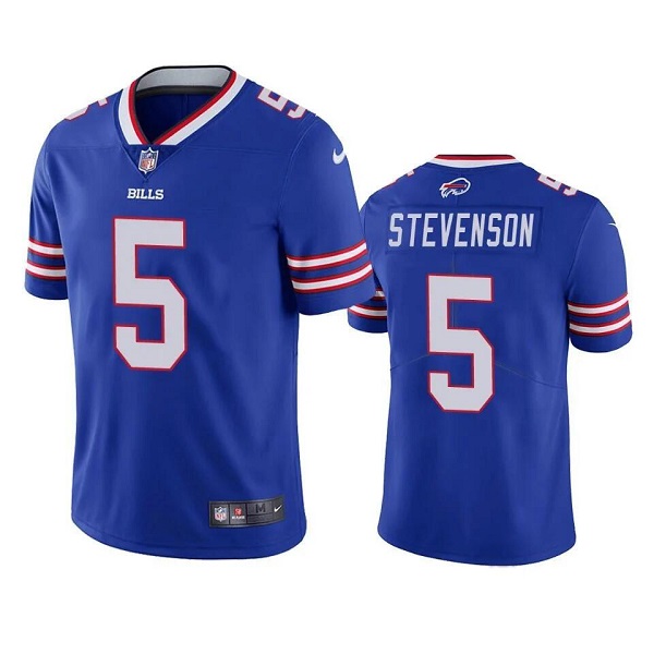 Buffalo Bills #5 Marquez Stevenson Royal Vapor Untouchable Limited Stitched Jersey - Zenithce