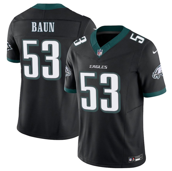 Philadelphia Eagles #53 Zack Baun Black 2025 F.U.S.E. Vapor Untouchable Limited Football Stitched Jersey - Zenithce
