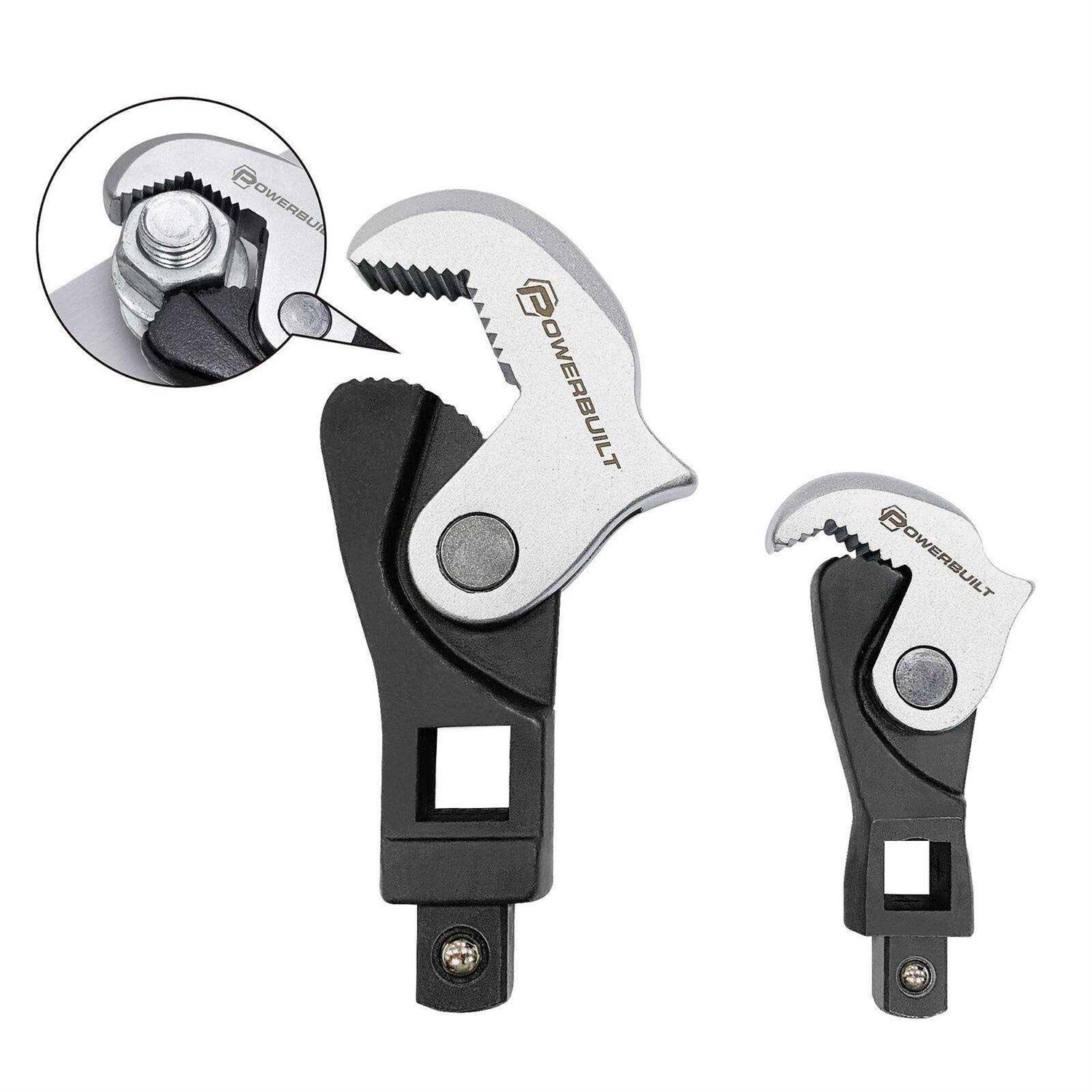 Powerbuilt 2 Piece 1/4 Inch and 3/8 Inch Drive Socket Lever 940009 - Zenithce