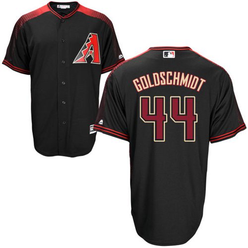 Diamondbacks #44 Paul Goldschmidt Black Brick New Cool Base Stitched Jersey - Zenithce