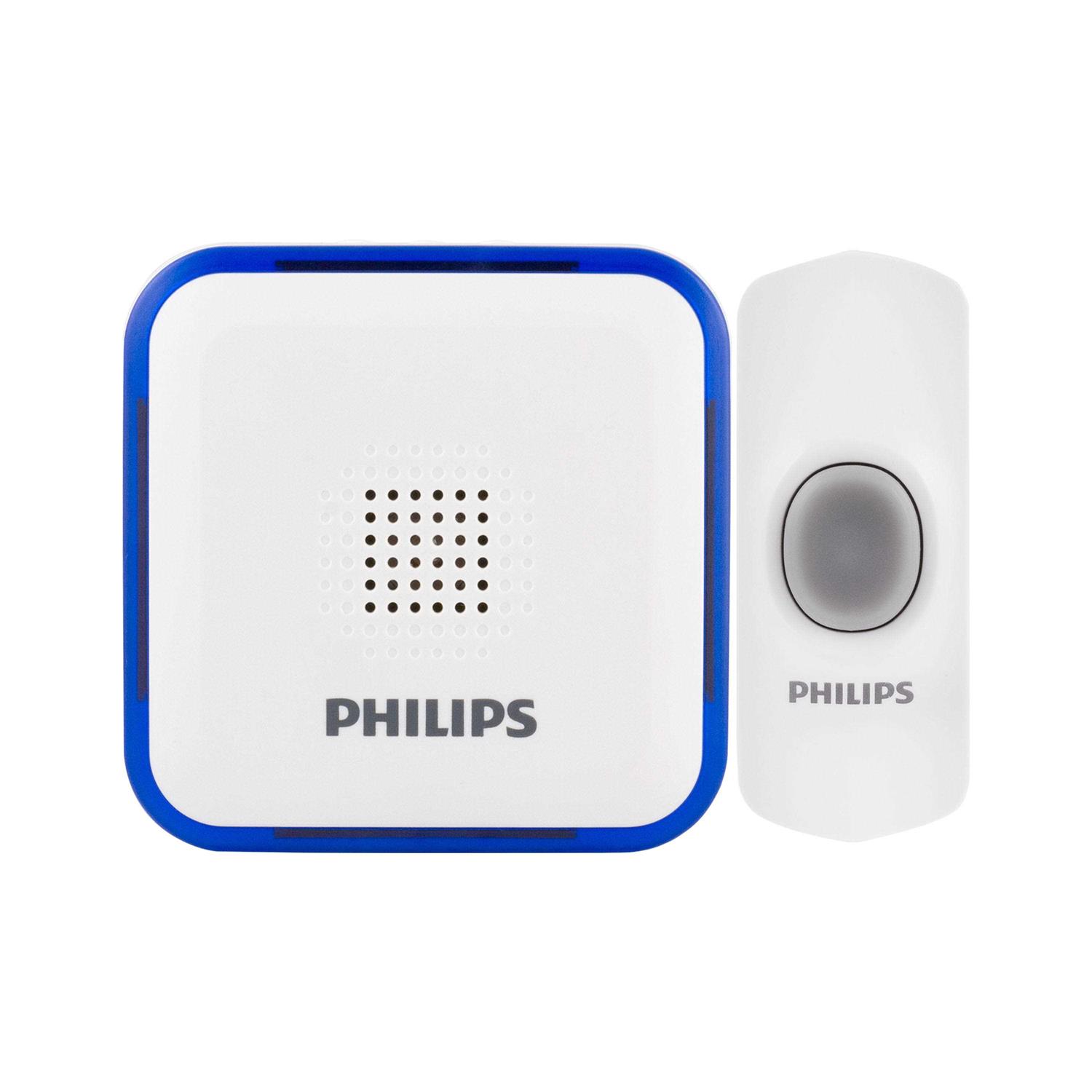 Philips Battery-Operated 2-Melody Doorbell Kit - Zenithce