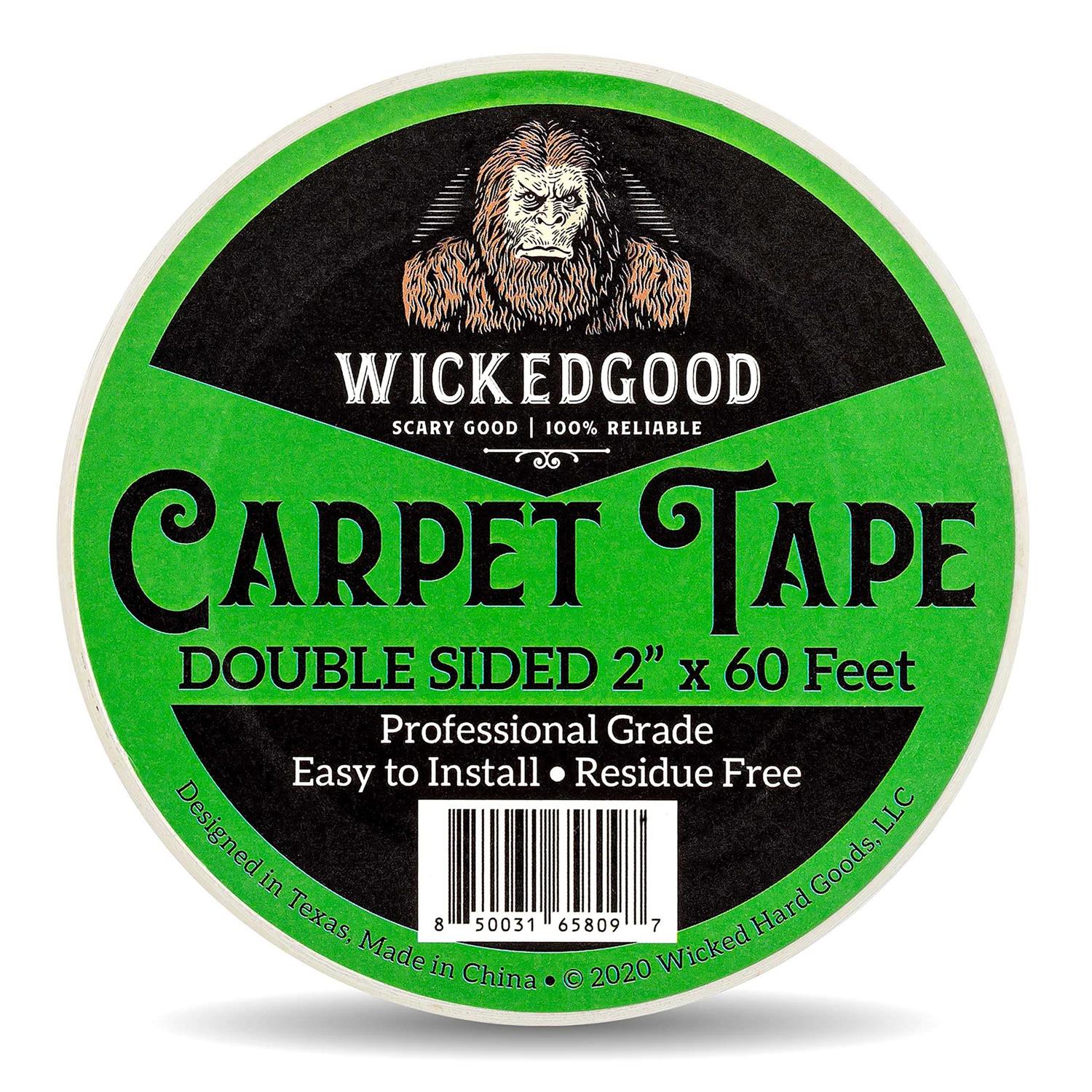 WickedGood Carpet Tape with Liner Double Sided Multi-Purpose Rug Tape - Zenithce