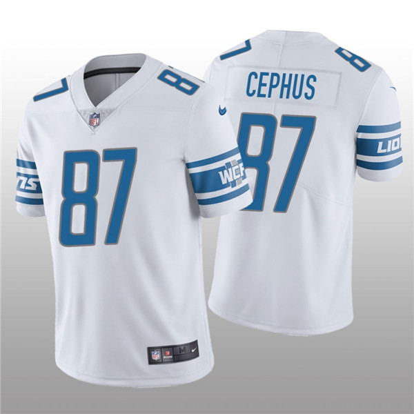 Detroit Lions #87 Quintez Cephus White Vapor Untouchable Limited Stitched Jersey - Zenithce