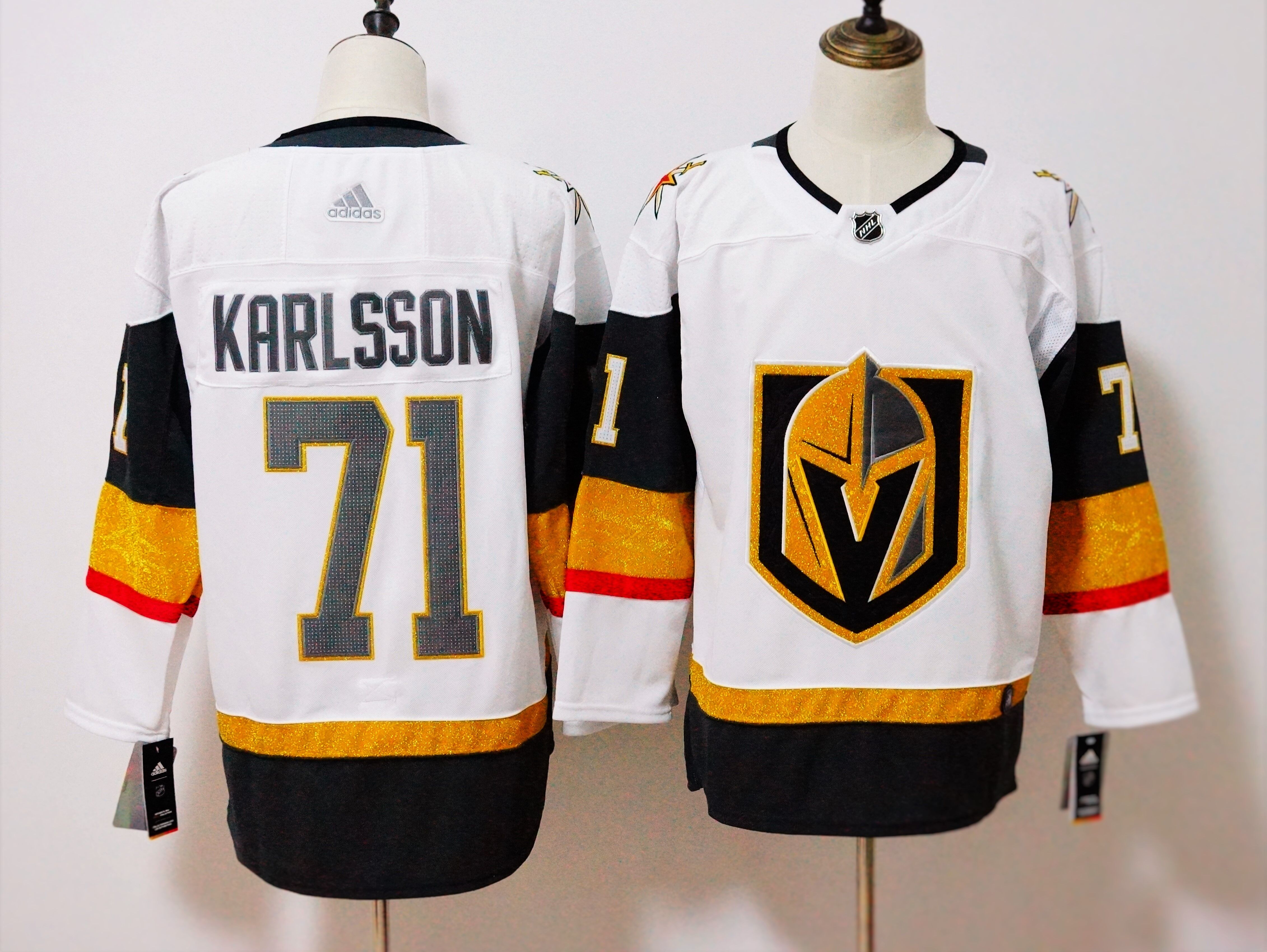 Vegas Golden Knights #71 William Karlsson White Stitched Adidas Jersey - Zenithce