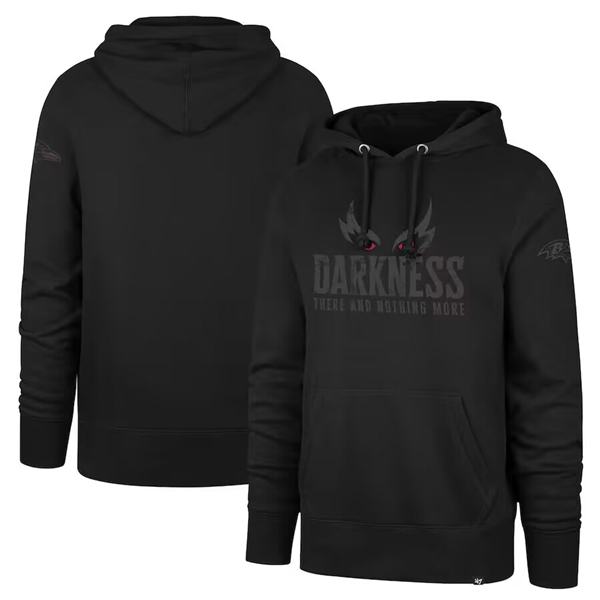 Baltimore Ravens Black Darkness Falls Pullover Hoodie - Zenithce