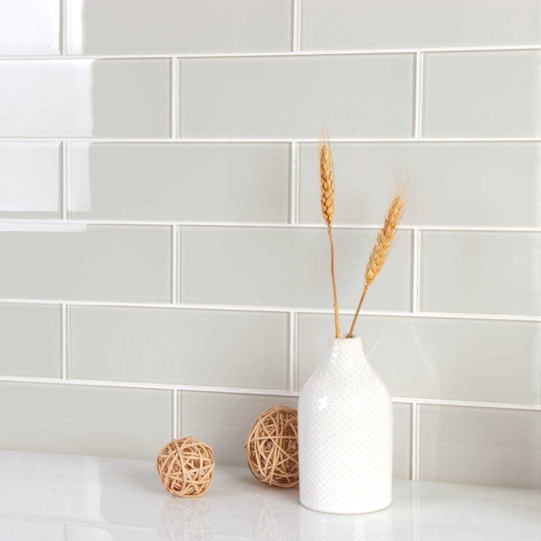 WS Tiles 3×22 x 9×22 Glass Mosaic Subway Tile Backsplash for Kitchen and Bathroom - Zenithce