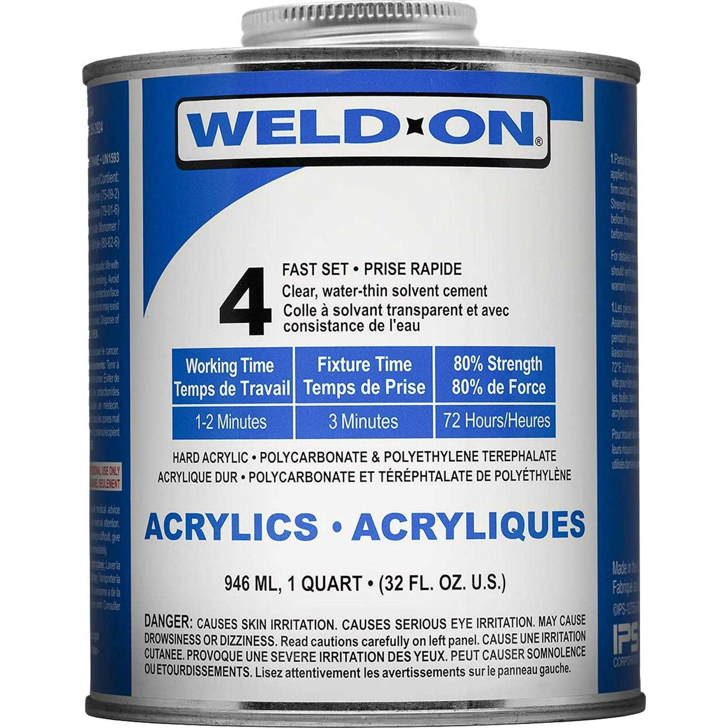 Scigrip Weld-on #4 Adhesive and Weld-on Applicator Bottle with Needle - Zenithce