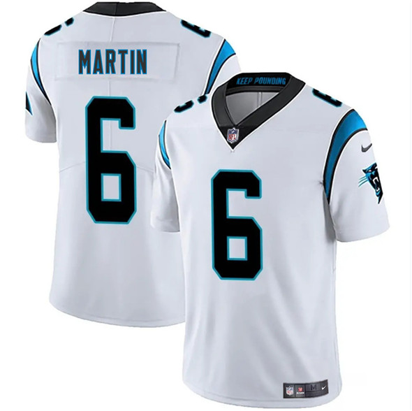 Carolina Panthers #6 Sam Martin White 2025 Vapor Limited Stitched Jersey - Zenithce