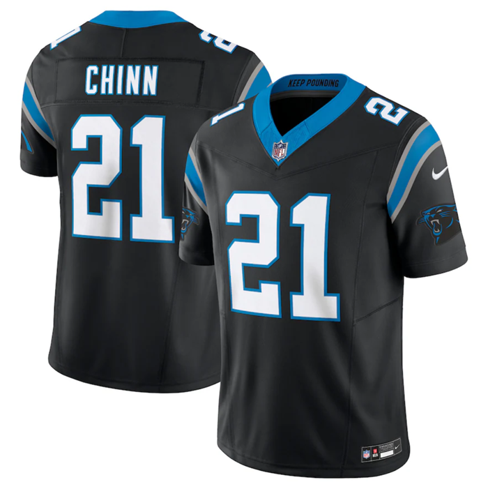 Carolina Panthers #21 Jeremy Chinn Black 2023 F.U.S.E. Vapor Untouchable Stitched Jersey - Zenithce