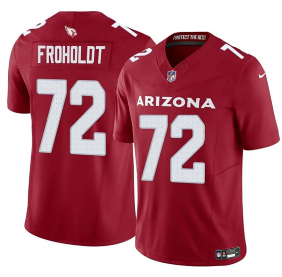 Arizona Cardinals #72 Hjalte Froholdt Red 2025 F.U.S.E. Vapor Untouchable Limited Stitched Jersey - Zenithce