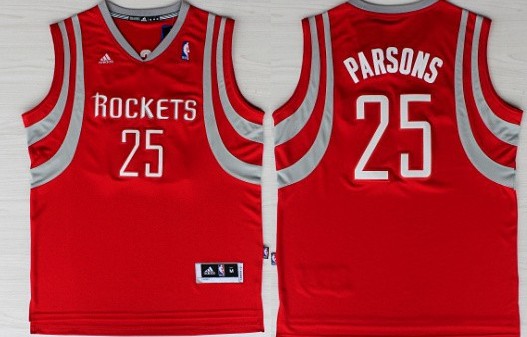 Houston Rockets #25 Chandler Parsons Revolution 30 Swingman Red Jersey - Zenithce
