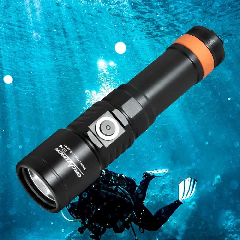 Orcatorch D710 3000 Dive Light - Zenithce