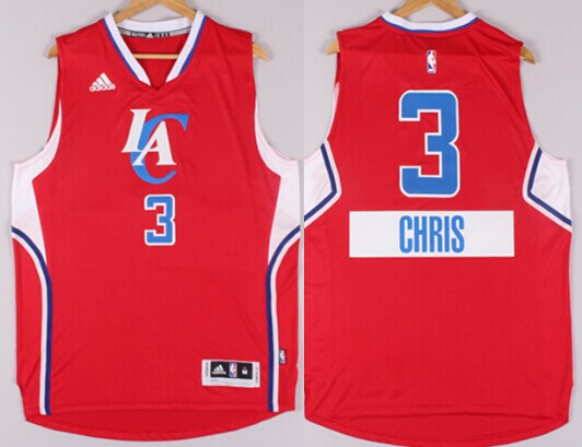 Los Angeles Clippers #3 Chris Paul Revolution 30 Swingman 2014 Christmas Day Red Jersey - Zenithce