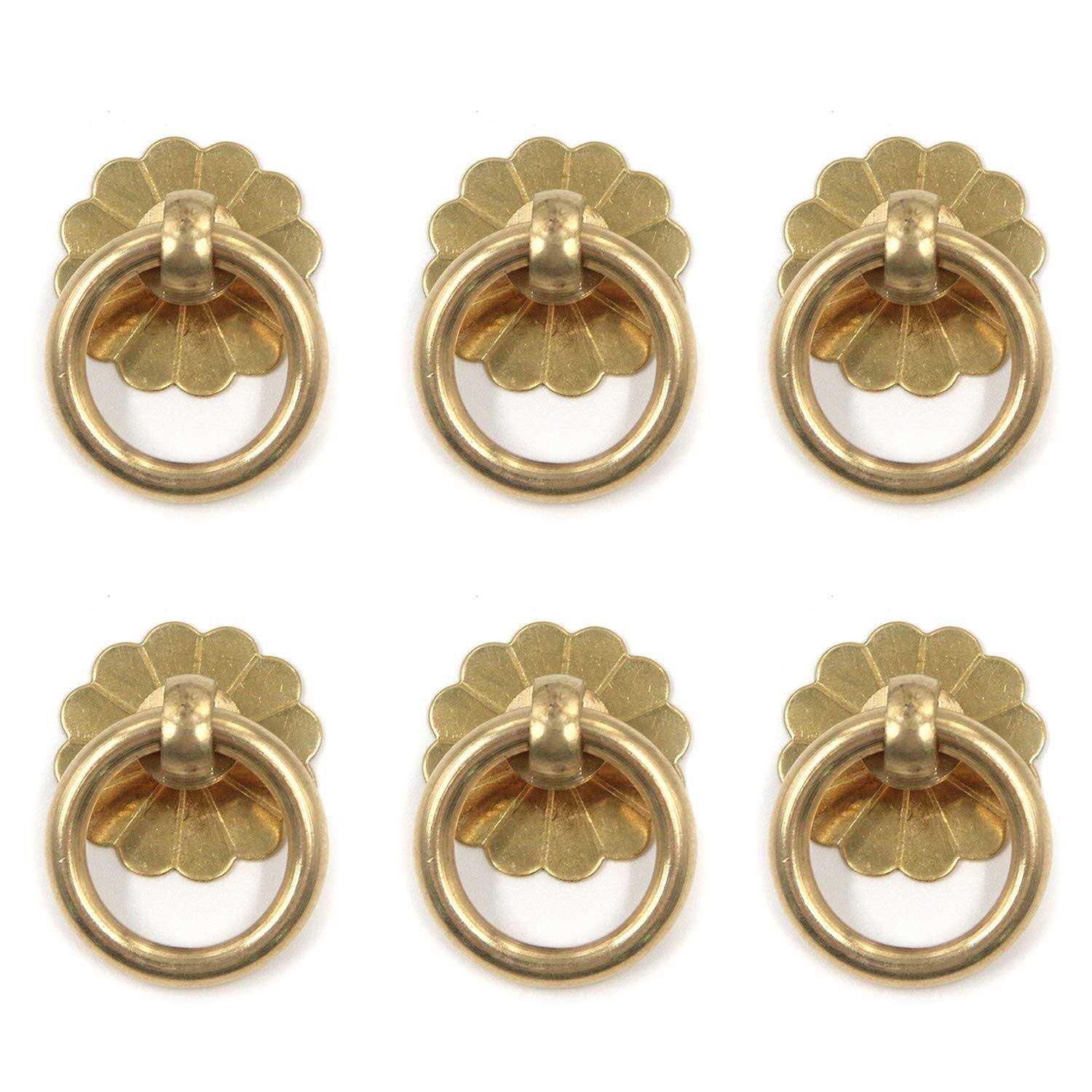 geesatis 30 pcs bronze tone decorative antique handle pull for jewelry case box with mounting screws - Zenithce