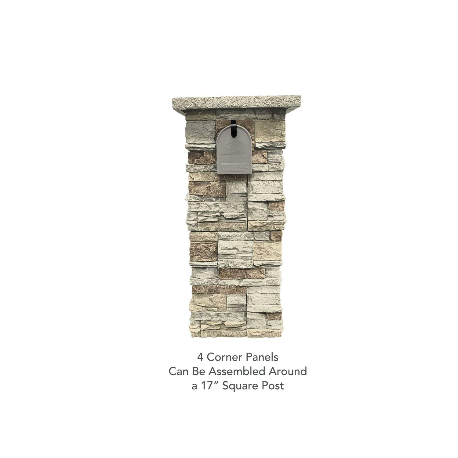 GenStone Faux Stacked Stone Panel - Zenithce
